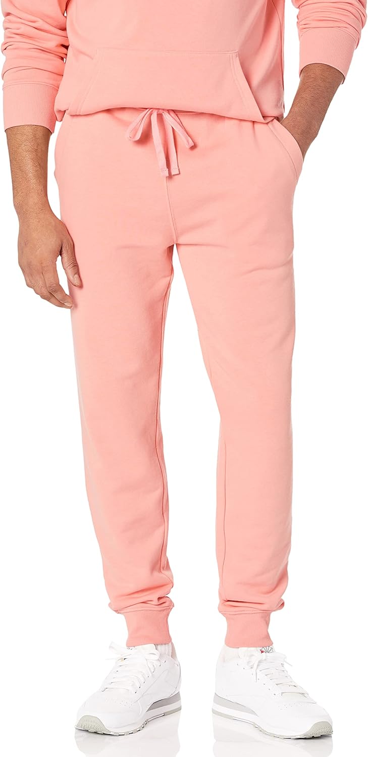 Men's Jogger Pants, Casual Relaxed Fit, Lightweight French Terry (Available in Big & Tall)